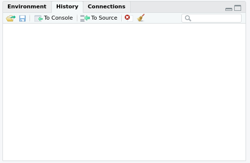 History de RStudio