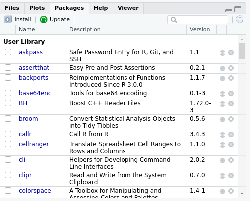 Packages de RStudio